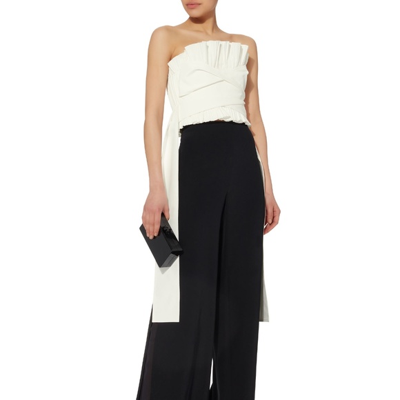 ADEAM Pleated Bustier Top NWT Intermix Size 6 - Picture 3 of 4